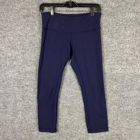 Lululemon Women’s Blue‎ Capri Leggings Women's SZ 6 - Picture 1 of 11